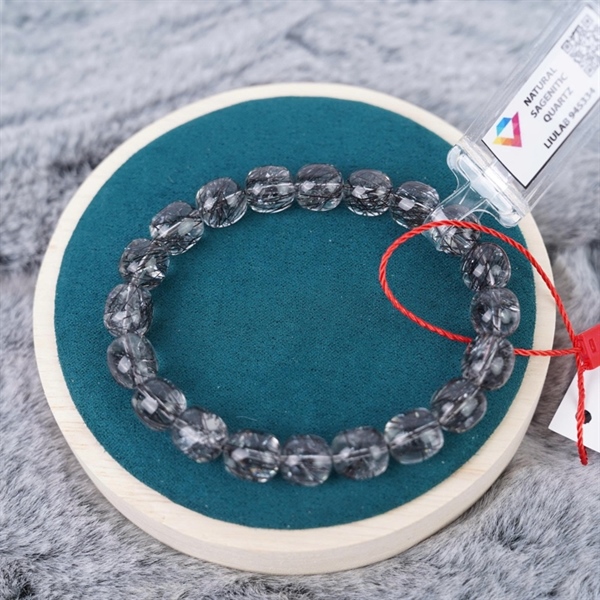 Vòng lu thống tóc đen 20 hạt ly 9.63-9.08mm (945334) KG+