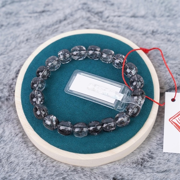 Vòng lu thống tóc đen 20 hạt ly 10.75-9.88mm (683932) KG+