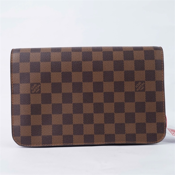 Túi LV Clutch ô vuông nâu (SN2194) sz24 (LT) KG+