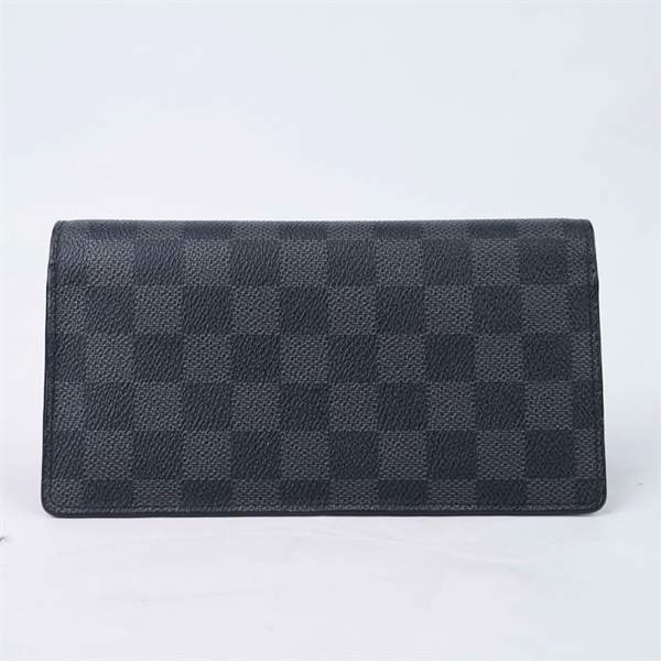 Ví LV ô vuông đen gập 2 (TA4196) (LT) KG+