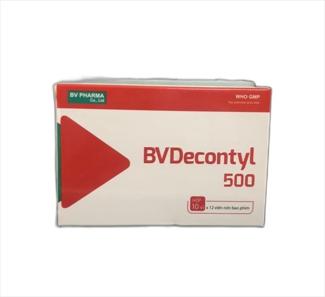 Bv decontyl 500 MG hộp 10 vỉ x 12 viên