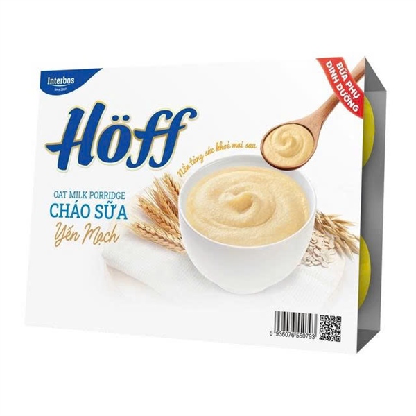 Cháo sữa Hoff vị yến mạch 6M+