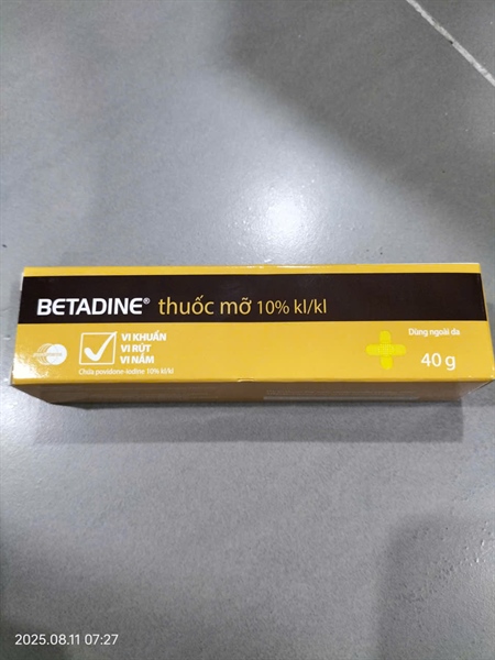 Thuốc mỡ Betadin 40g - Mundipharma/Cyprus