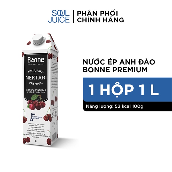 Nước ép cherry cao cấp - Bonne hộp 1 lít