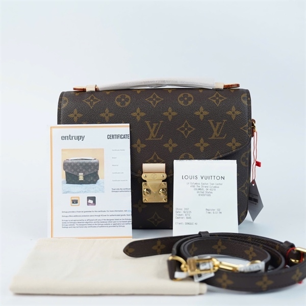 Túi LV Metis hoa nâu sz24 +