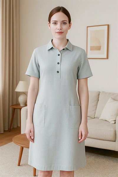 VÁY SUÔNG COTTON XÁM