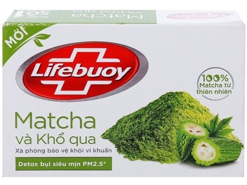 Xà Bông Cục Lifebuoy Matcha & Khổ Qua 90G