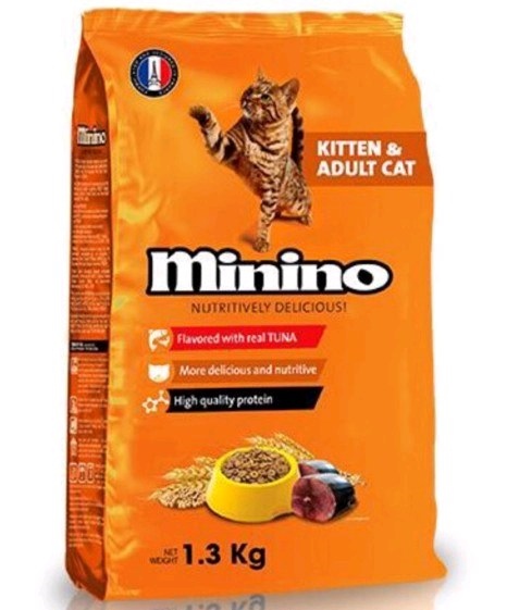 Hạt Minino All Life Stage mèo mọi lứa tuổi vị Cá ngừ 1,3kg
