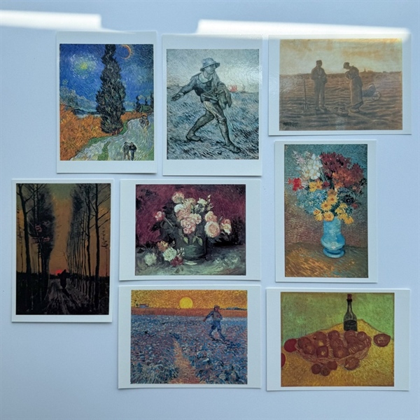 Bộ 8 Bưu Thiếp Nhật Bản - Tranh Vincent Van Gogh | Japan - Vincent Van Gogh's Paintings Postcards (8)
