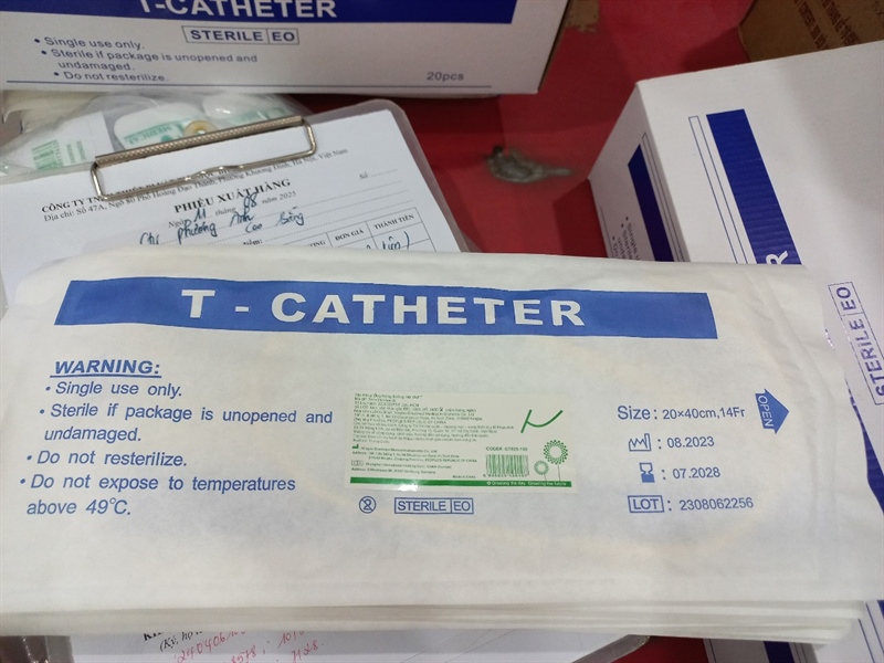 Ống thông đường mật chữ T các số Greetmed (20 sợi/hộp - 200 sợi/thùng)