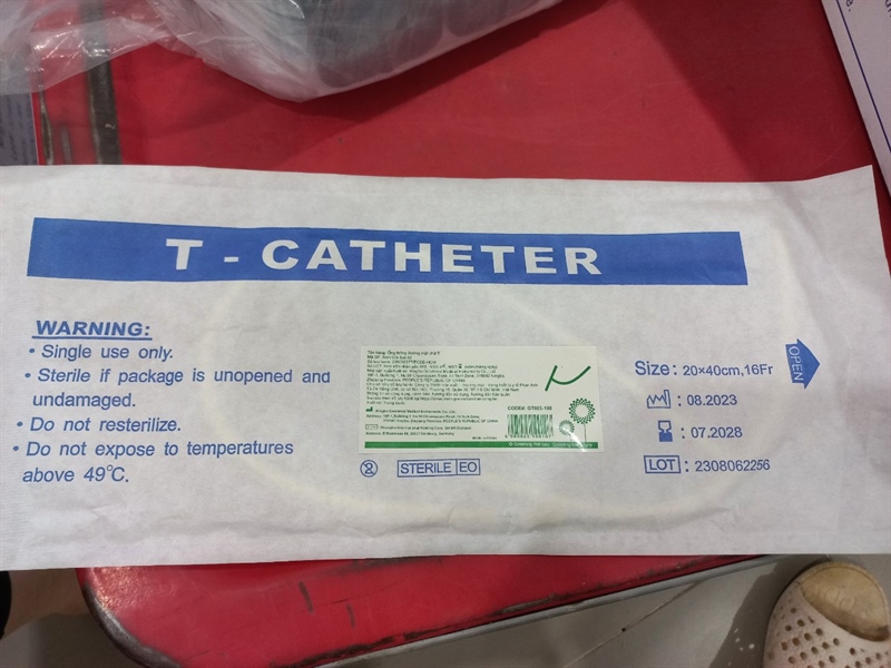 Ống thông đường mật chữ T các số Greetmed (20 sợi/hộp - 200 sợi/thùng) 3