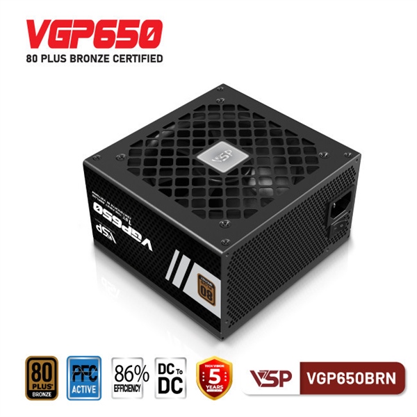 Nguồn VSP VGP650BRN 650W (80Plus Bronze)
