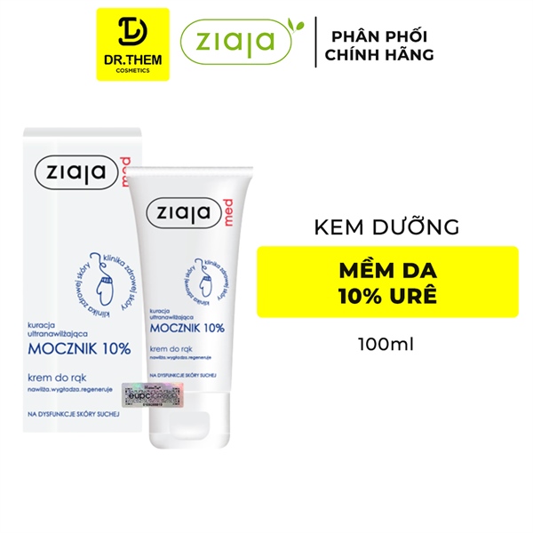 Kem Dưỡng Ziaja Med Mềm Da 10% Ure Cream 100ml