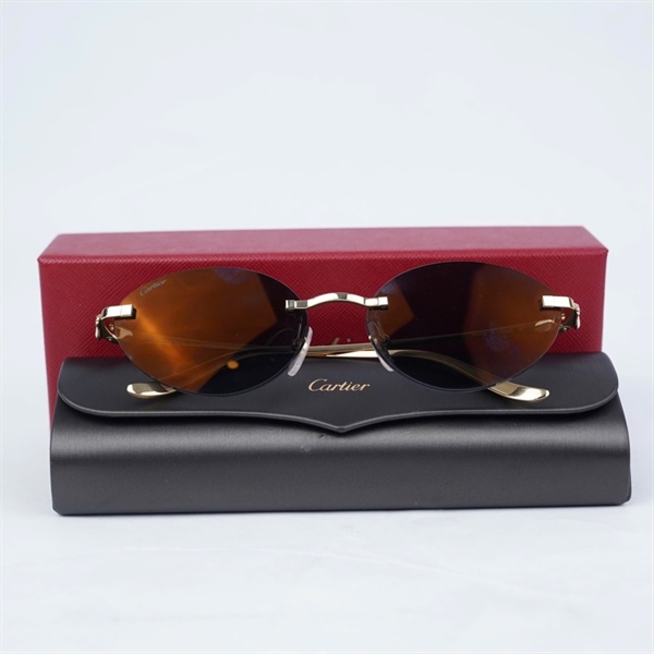 Kính Cartier xanh đen CT0504S001-135 (A-T) KG+