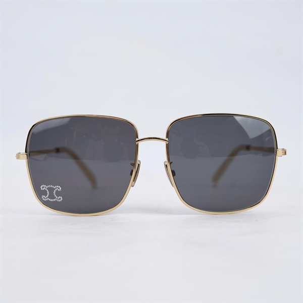 Kính Celine đen gọng vàng CL40284U 30A (59-16-145) KG+