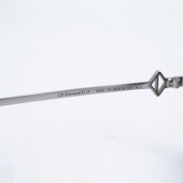 Kính Dior râm gọng bạc CD Diamond S11F F2C0 (55-16-150) KG+