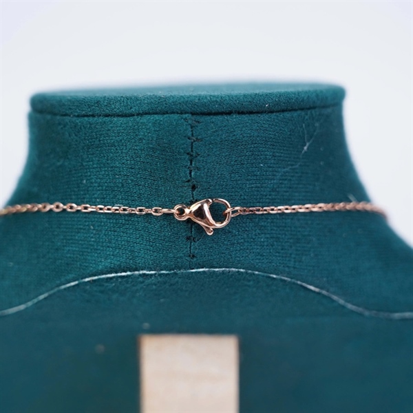 Dây chuyền Hermes đỏ (A-T) KG+