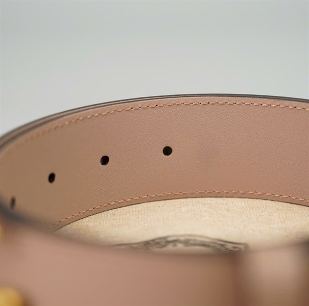 Thắt lưng GG màu nude bản 4x104cm KG+