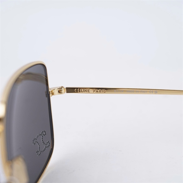 Kính Celine đen gọng vàng CL40284U 30A (59-16-145) KG+