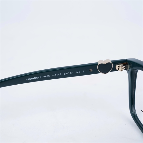 Kính Chanel xanh đen 3465 c1459 (52-17-140) KG+