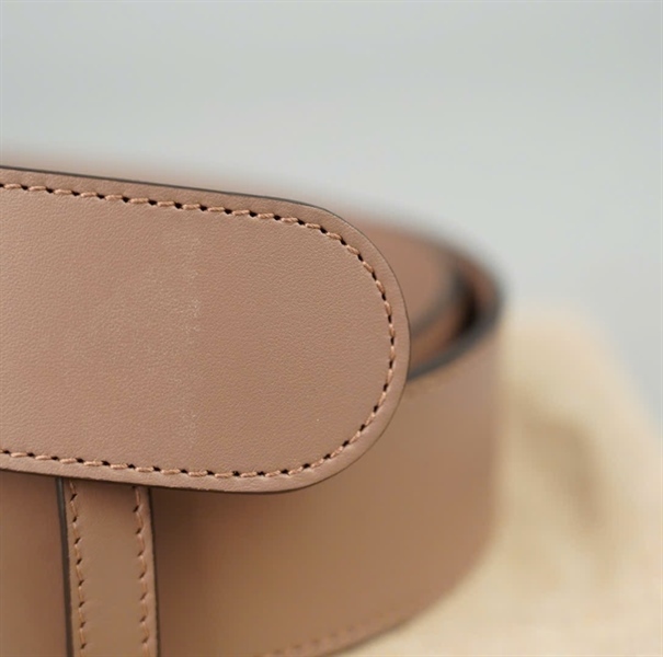 Thắt lưng GG màu nude bản 4x104cm KG+