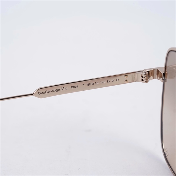 Kính Dior nâu gọng vàng Dior Cannage S1U D0L6 (59-18-140) KG+