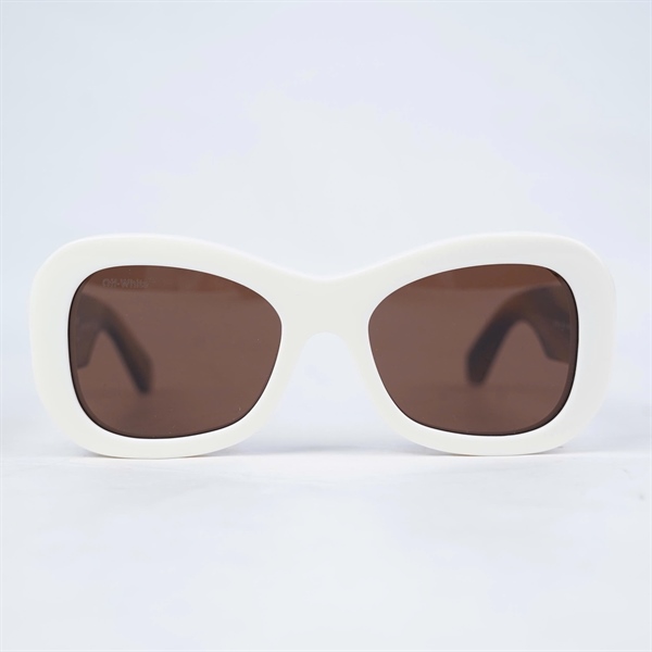 Kính Off White trắng ngà mắt đen OERI059 0264 (54-19-145) KG+