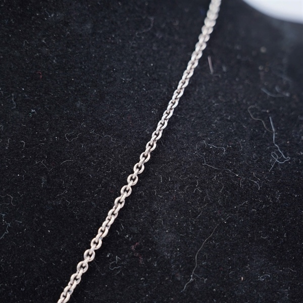 Dây chuyền Hermes ổ khóa bạc (A-T) KG+