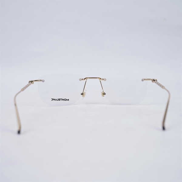 Kính Montblanc gọng vàng MB0215O 001 (55-20-145) KG+