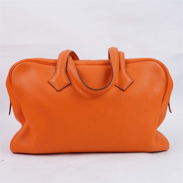Túi Hermes Handle cam kèm ổ+ 1 chìa stamp L sz36 (A-T) KG+