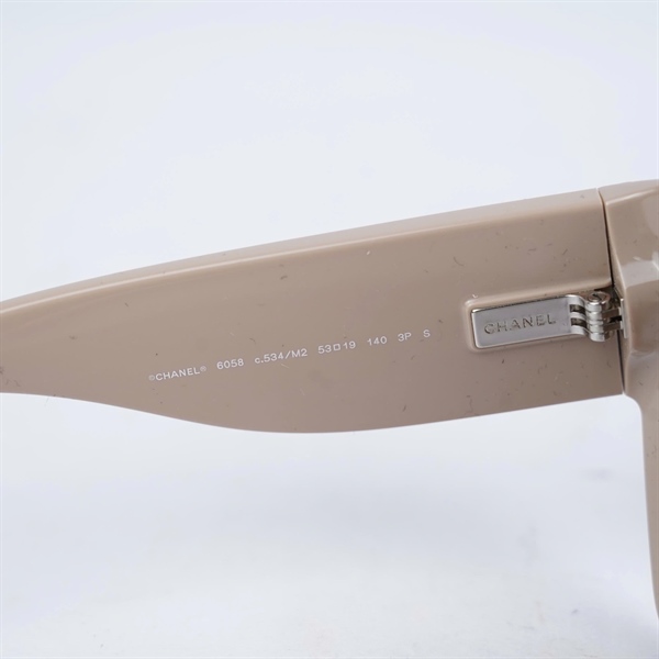 Kính Chanel đen pha nude 6058 c534/M2 (53-19-140) KG+