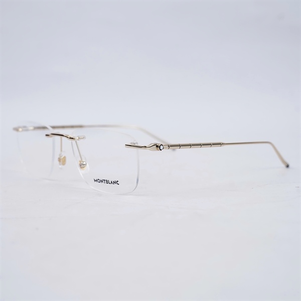 Kính Montblanc gọng vàng MB0215O 001 (55-20-145) KG+