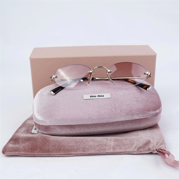 Kính Miu Miu mắt mèo gọng loang SMUA54 ZVN70O (51-20-140) KG+