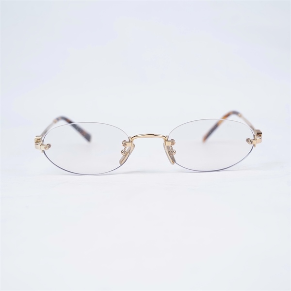 Kính Miu Miu gọng vàng pha loang SMUA54 5AK-08N (51-20-140) KG+