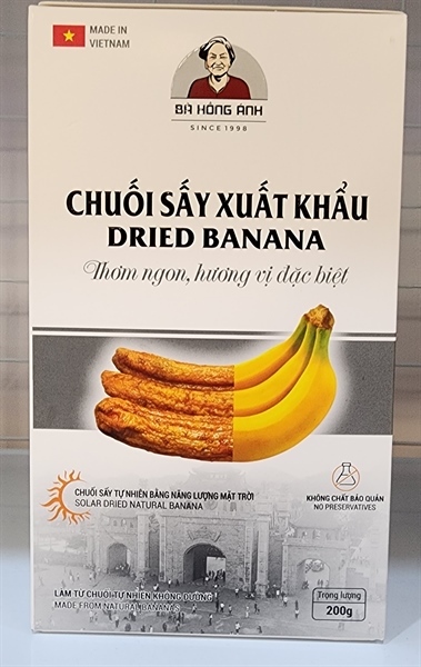 Chuối sấy xuất khẩu ドライバナナ