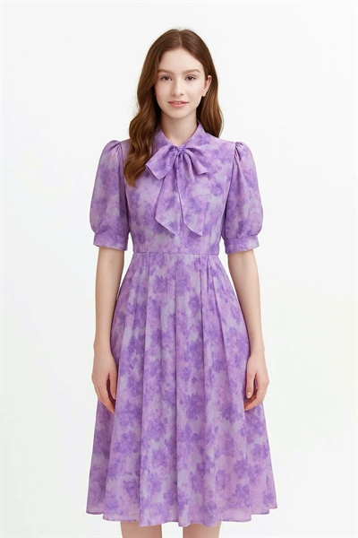 VÁY SUÔNG VOAN HOA XL