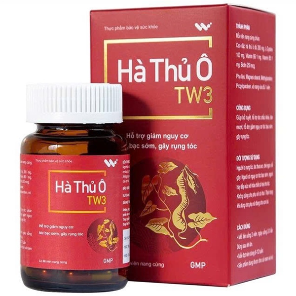 Hà Thủ Ô đỏ TW3 plus Hộp 30 viên