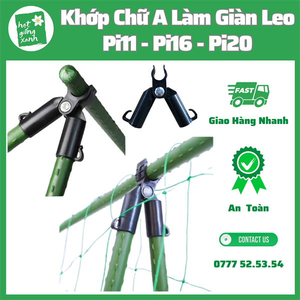 Khớp Nối Chữ A( Cọc Pi 11mm)