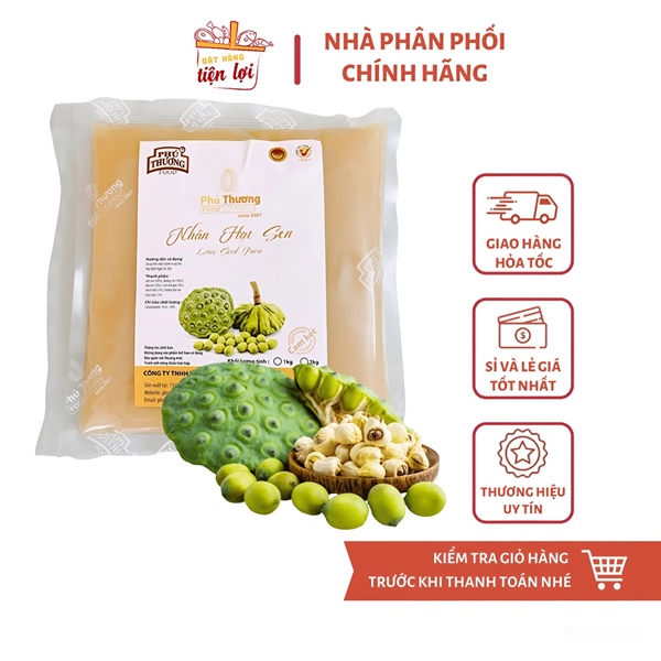 Nhân Hạt sen Phú Thương 1Kg