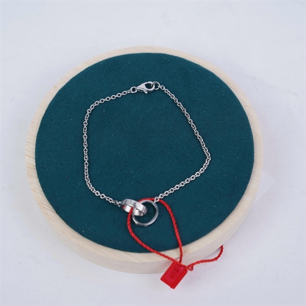 Vòng tay Cartier Love bạc (GNA738) sz17 (LTB) KG+