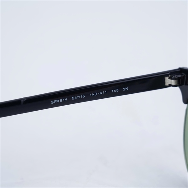 Kính Prada đen ánh xanh SPR51V 1AB-411 (54-16-145) KG+