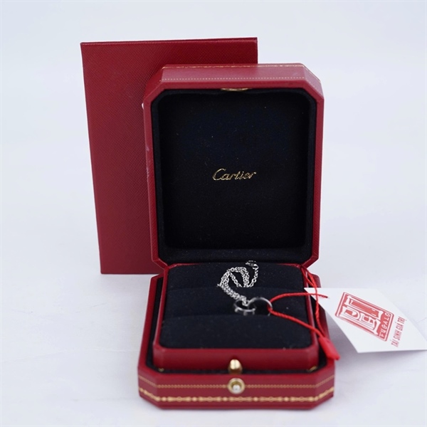 Vòng tay Cartier Love bạc (GNA738) sz17 (LTB) KG+