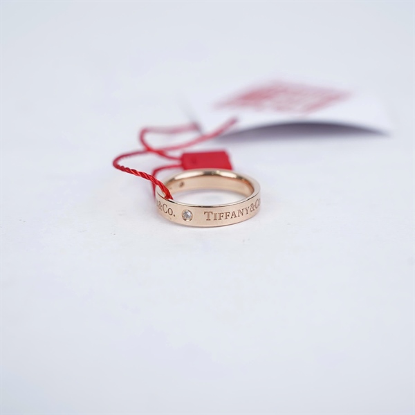 Nhẫn Tiffany&Co vàng hồng sz17 (LTB) KG+