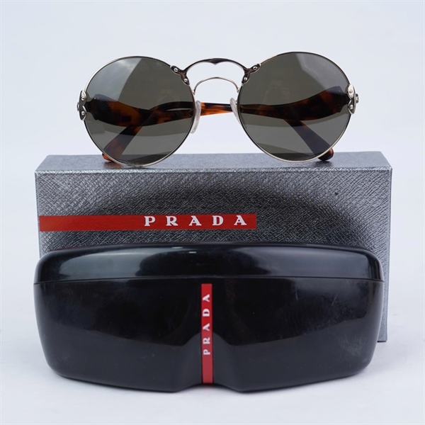 Kính Prada đen gọng loang SPR55T ZVN-4J1 (57-21-140) KG+