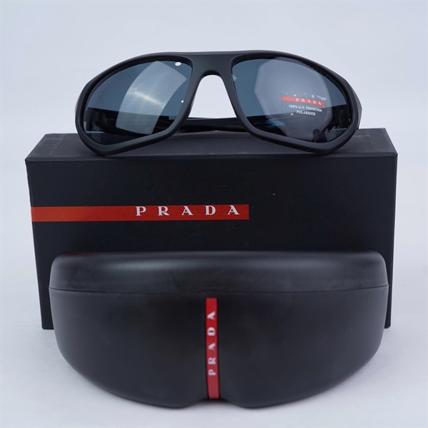 Kính Prada đen SPS18U 1BO-5Z1 (66-17-135) KG+