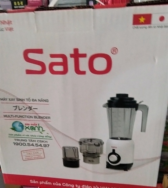 Máy xay sinh tố Sato 3 cối