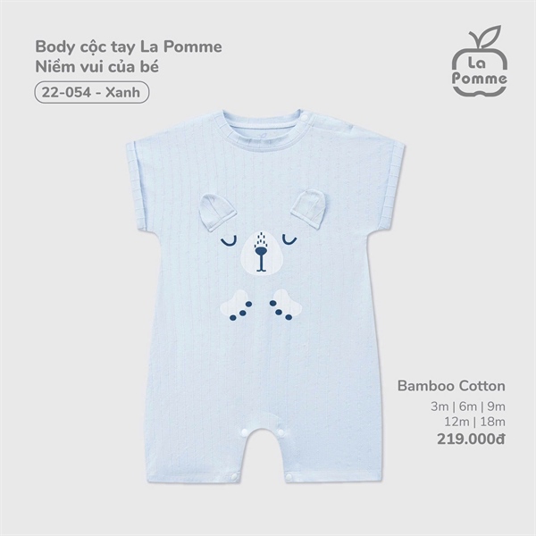 Lapomme Body cộc tay niềm vui của bé