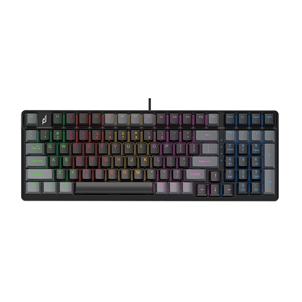 Bàn phím cơ Gaming Edra EK398X - Beta (Xám + Đen)