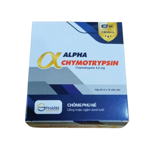 Alphachymotrypsin 4.2mg s.pharm (h/200v)