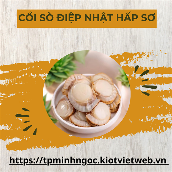 Cồi sò điệp luộc 80/100